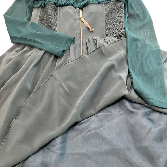 Rebecca Taylor  Peacock Dress Size 6 - Picture 8 of 9